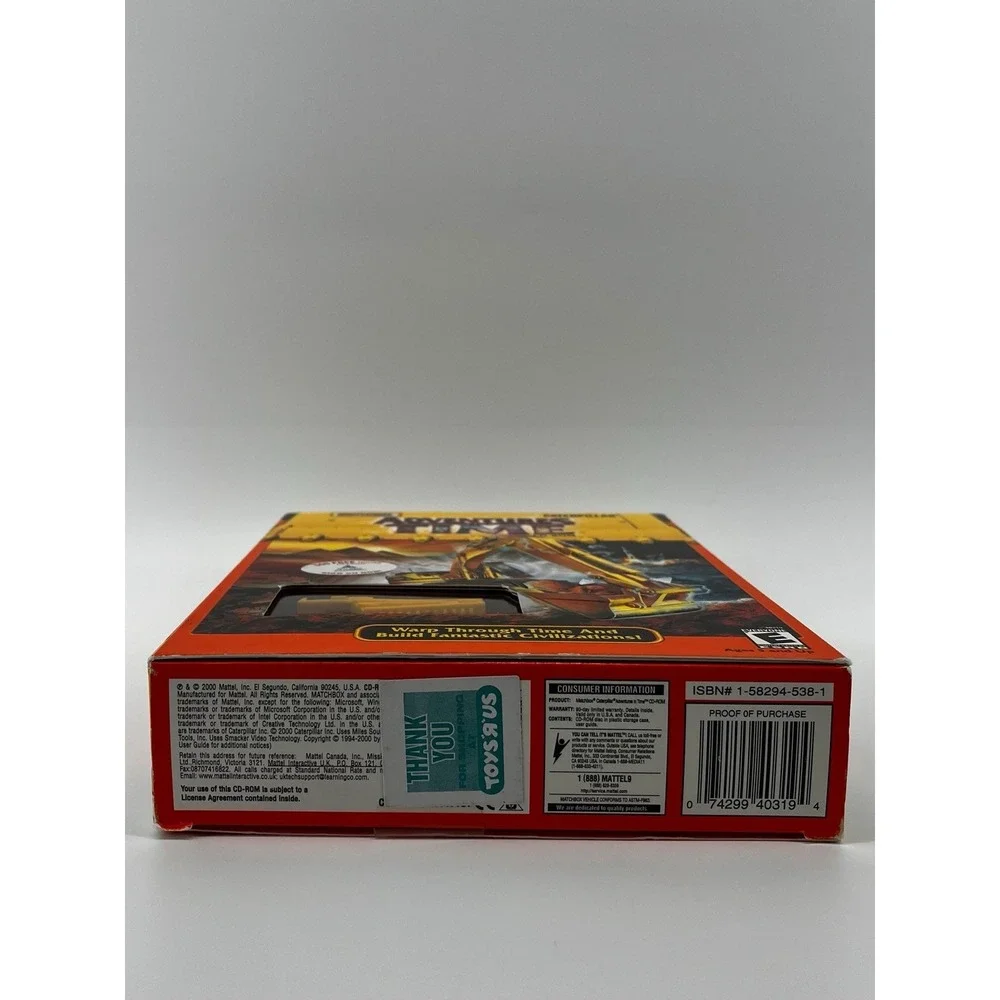 Matchbox Caterpillar: Adventures in Time (PC, Big Box 2000)-New Sealed-‎
